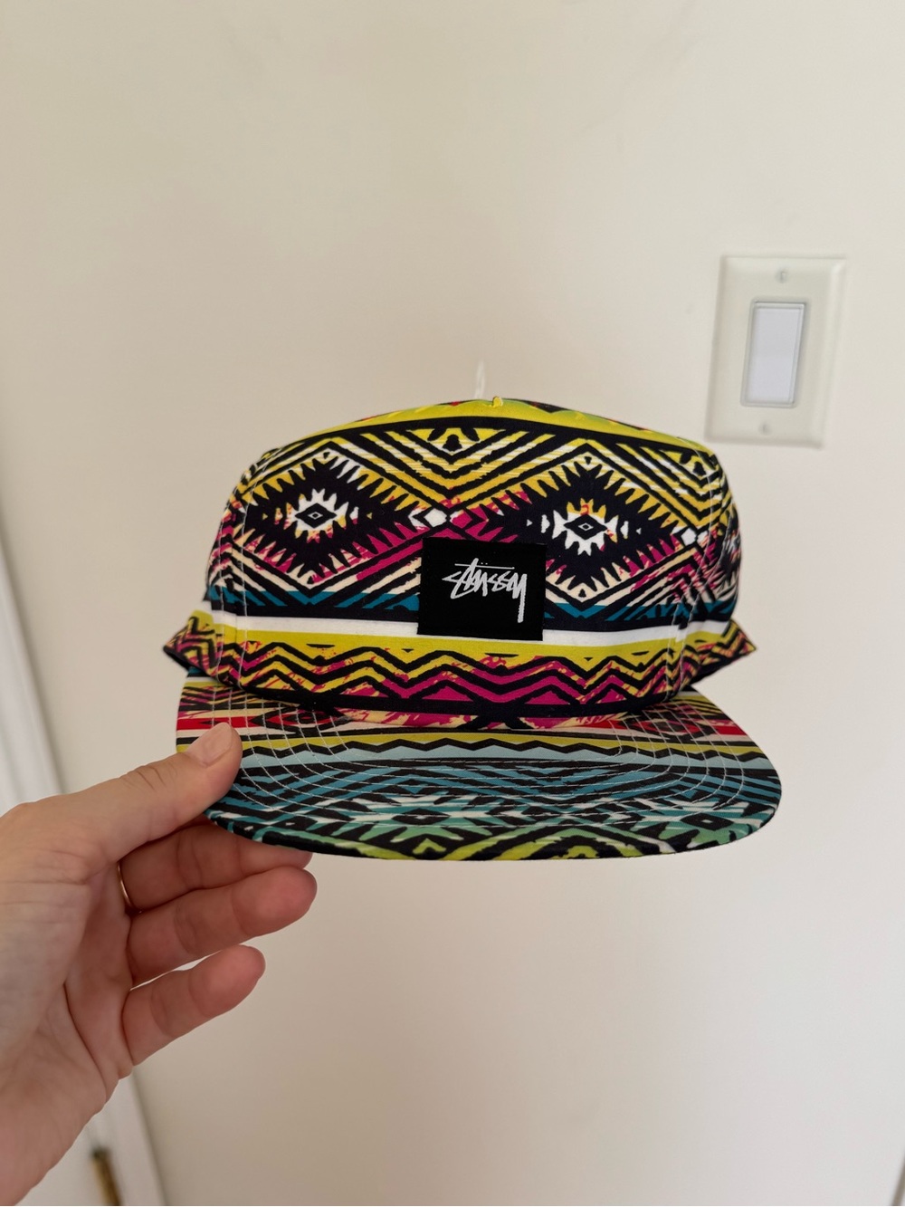 Stussy Fresh Prince Jah Irie 5 Panel Snapback 90s Vintage Rare